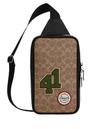 Coach Sullivan Pack In Signature Canvas With Patches