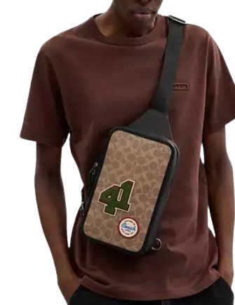 Coach Sullivan Pack In Signature Canvas With Patches Coach Sullivan Pack In Signature Canvas With Patches