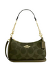 Coach Teri Shoulder Bag In Signature Canvas Olive