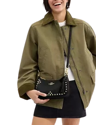 Coach Teri Shoulder Bag With Rivets | Brixton Baker Coach Teri Shoulder Bag With Rivets | Brixton Baker