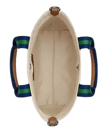 Coach Tote Bag 20 With Coach Graphic  Natural