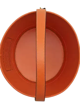 Coach Trick Or Treat Bucket With Halloween Pumpkin In Regenerative Cotton Bright Canyon