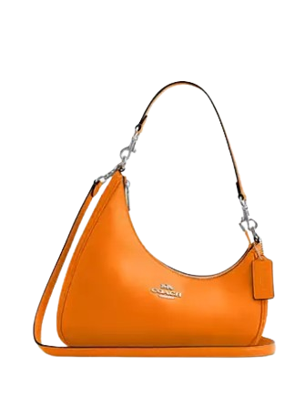 Coach Twisted Teri Shoulder Bag Bright Mandarin