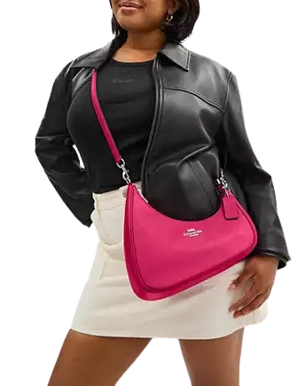 Coach Twisted Teri Shoulder Bag Dragon Fruit