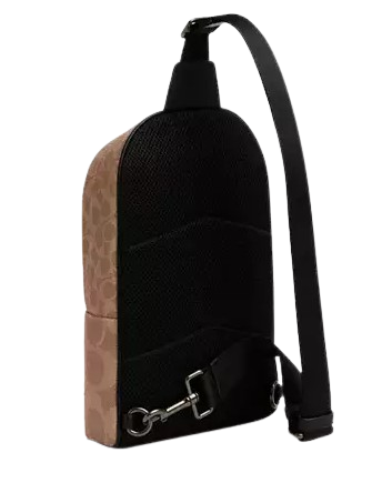 coach charles signature backpack Coach West Pack In Colorblock Signature Canvas