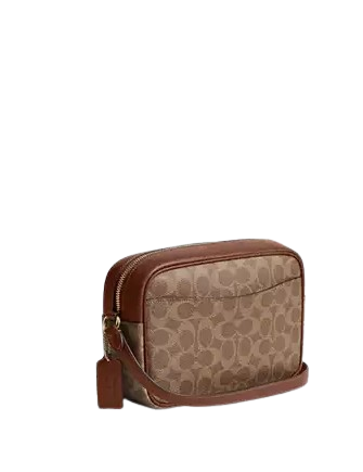 関税込【COACH×PEANUTS 】Jamie Camera Bag Signature Canvas COACH® Outlet | Coach X Peanuts Jamie Camera Bag In