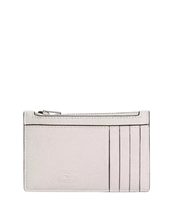 Coach X Peanuts Zip Card Case Chalk