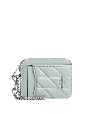 Coach Zip Card Case Green