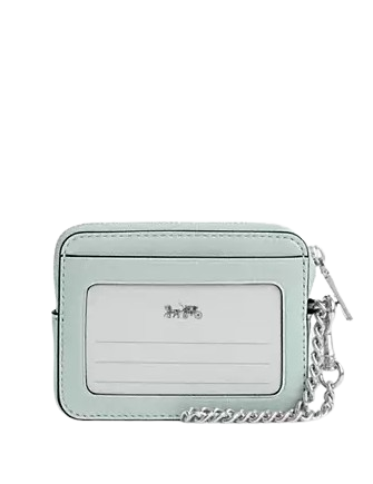 Coach Zip Card Case Green