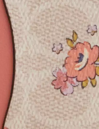 Coach Zip Card Case In Signature Canvas With Floral Print Sand