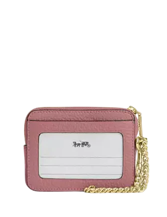 Coach Zip Card Case In Signature Leather | Brixton Baker Coach Zip Card Case In Signature Leather | Brixton Baker
