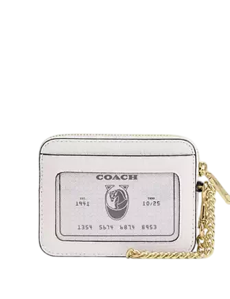 Coach Zip Card Case With Heart Rivets | Brixton Baker Coach Zip Card Case With Heart Rivets | Brixton Baker