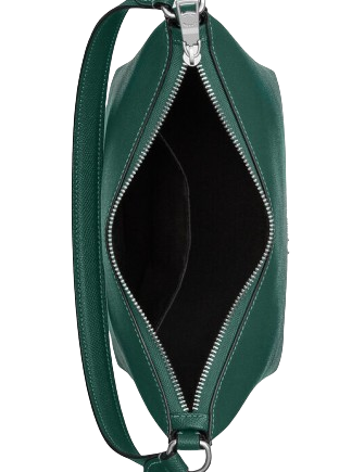 Leather Handbags Coach Emerald Green Handbag Coach Zip Top