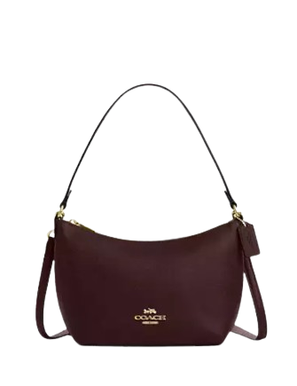 Coach zip shoulder bag clearance