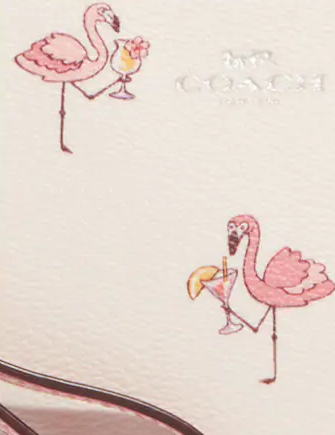 Coach 2025 flamingo purse