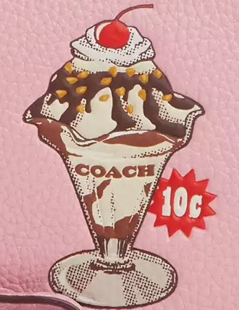 Coach Corner Zip Wristlet With Sundae Graphic | Brixton Baker Coach Corner Zip Wristlet With Sundae Graphic | Brixton Baker