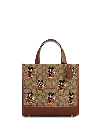 Coach Disney X Coach Dempsey Tote 22 In Signature Jacquard With