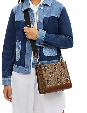 COACH Monogram-jacquard Denim Tote Bag in Blue