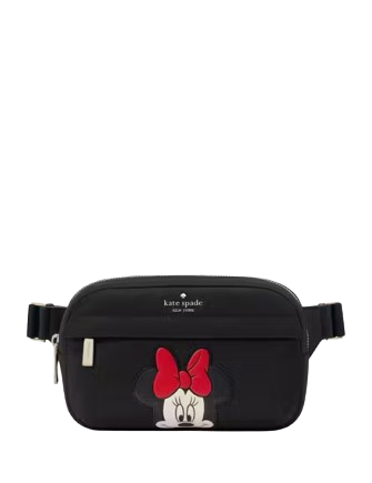 Kate Spade New York x Disney Minnie Nylon Belt Bag KG590 Fanny Pack New Nip