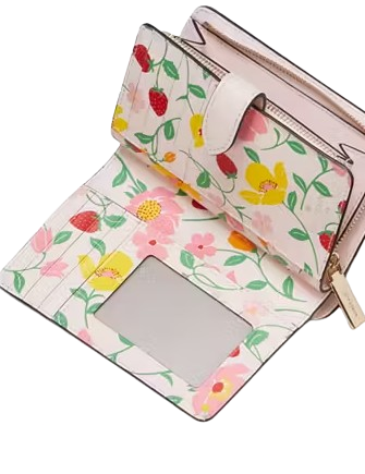 Kate Spade New York Boxed Madison Strawberry Garden Medium Compact Kate Spade New York Boxed Madison Strawberry Garden Medium Compact