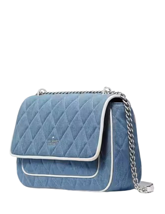 Kate Spade New York Carey Denim Medium Flap Shoulder Bag