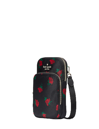 Kate spade new york edria wilson road lanyard wallet black deals