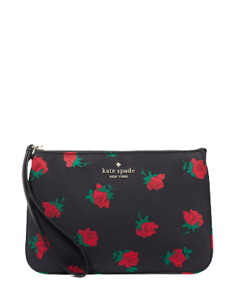Buy Kate Spade Black Multi Floral Print Medium Laptop Sleeve for