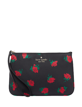 Kate Spade New York Chelsea Rose Toss Printed Medium Wristlet Kate Spade New York Chelsea Rose Toss Printed Medium Wristlet