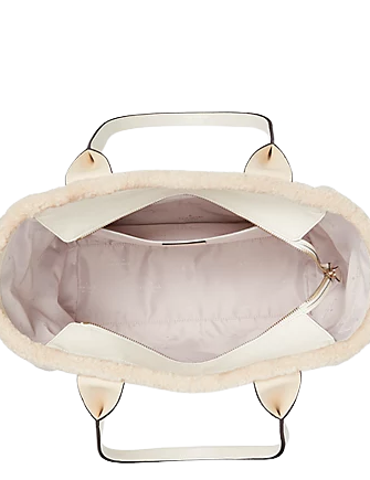 Kate Spade Bags Kate Spade New York Faux Shearling Jett Tote Bag Color Cream Size Os Danipaxto s Closet