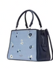 Kate Spade New York Leila Floral Embroidered Medium Triple Compartment Satchel