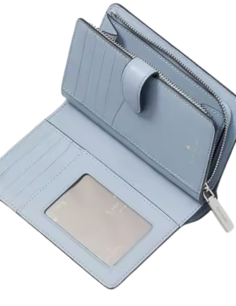 Kate spade light blue wallet outlet