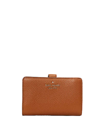 Kate Spade Leila Medium Compact Bifold Wallet Leather Black