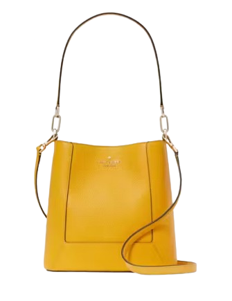 Kate spade yellow bucket bag on sale