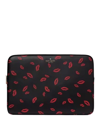 Kate Spade New York Lip Toss Printed Laptop Sleeve