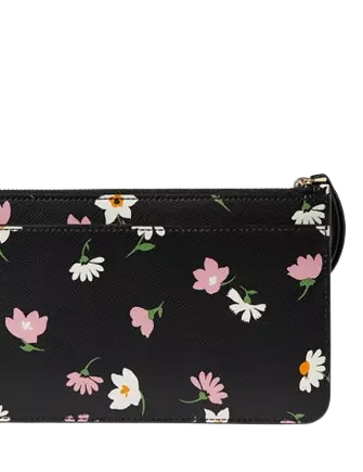 Kate Spade New York Lucy Floral Waltz Medium L-zip Wristlet Kate Spade New York Lucy Floral Waltz Medium L-zip Wristlet
