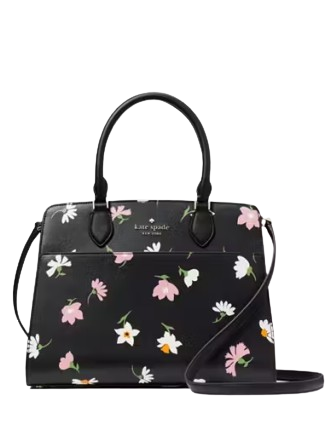 Kate Spade フラワーパターン ビジネスバッグ Kate Spade New York Madison Floral Waltz Medium Satchel | Brixton