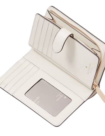 Kate Spade New York Madison Heartfelt Geo Boxed Medium Compact Bifold Wallet