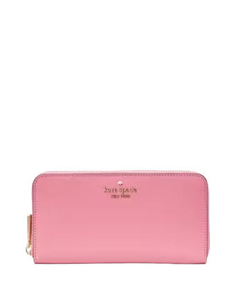 マロン様　Kate Spade シャンパンボトル柄　長財布(緊急値下) Kate Spade New York Madison Rose Toss Printed Large Continental