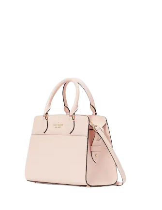 Kate Spade New York Madison Small Satchel Handbag Crossbody (Conch Pink)