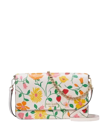 Kate Spade New York Madison Strawberry Garden Printed Flap Kate Spade New York Madison Strawberry Garden Printed Flap