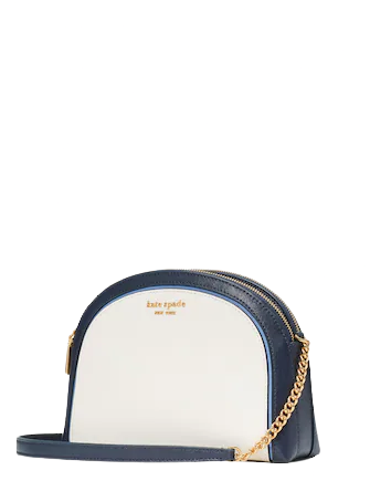 Kate Spade New York Morgan Colorblocked Double zip Dome Crossbody Brixton Baker