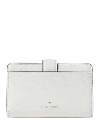 Kate Spade Phoebe Floral Applique Medium Wallet Meringue Multi