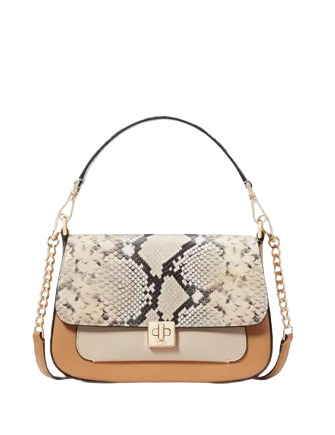 Kate Spade New York Phoebe Snake Embossed Flap Crossbody Brixton