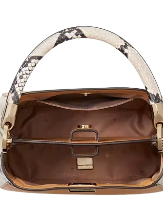 Kate Spade New York Phoebe Snake Embossed Top Handle Satchel