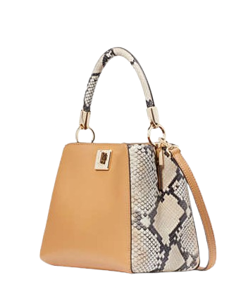 Kate Spade New York Phoebe Snake Embossed Top Handle Satchel