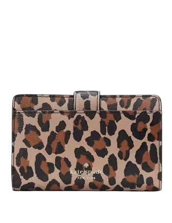 Kate Spade New York Phoebe Spotted Leopard Turnlock Medium Kate Spade New York Phoebe Spotted Leopard Turnlock Medium