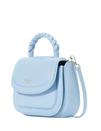 Kate spade blue and 2025 white purse