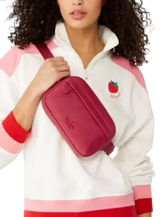 Kate spade red fanny pack hot sale