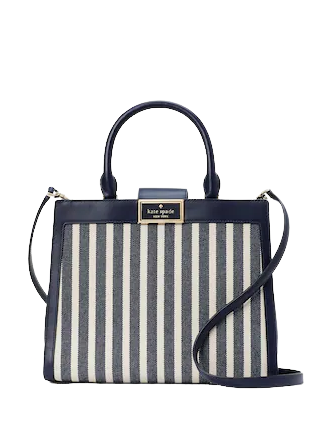 Kate spade black and white satchel deals
