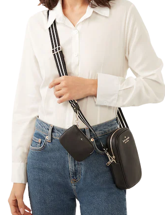 Kate Spade Rosie Pebbled Leather North South Phone Crossbody